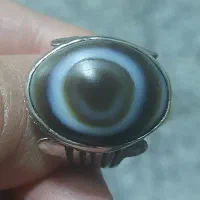 انگشتر نقره سنگ بابا غوری سه پوست