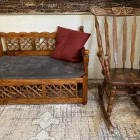 مبل سنتی همراه با میز وسط +صندلی راک|مبلمان خانگی و میز عسلی|شیراز, کوشک میدان|دیوار