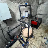 استخر سوناجکوزی موتورخانه لوله کشی|خدمات پیشه و مهارت|پاکدشت, پارچین|دیوار