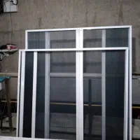 انواع درب پنجره دوجداره  upvc توری پلیسه