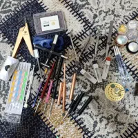 پک کامل لوازم کاشت ناخن|آرایشی، بهداشتی، درمانی|محمدشهر, محمدشهر|دیوار