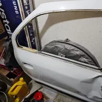 درب فابریک عقب سمت راست سمند lx سفید استوک