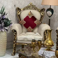مبلمان استیل سلطنتی در حد نو مناسب جهیزیه