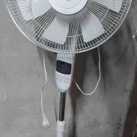 پنکه ایستاده و وصل میشه ب دیوار هم