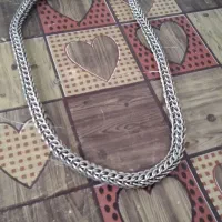 زنجیر نقره خیلی قشنگ تمیز