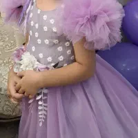 لباس عروس پفکی دخترانه