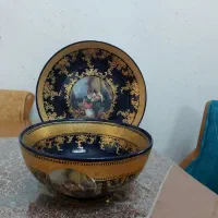 کاسه بشقاب ایتالیایی آنتیک دست ساز