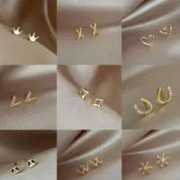 گوشواره گوی طلا نیم گرمی جذاب|جواهرات|آبادان, |دیوار