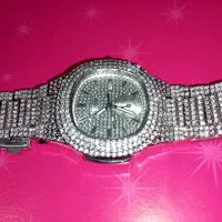 انواع ساعت های زیبا .فول نگین تقویم دار نو