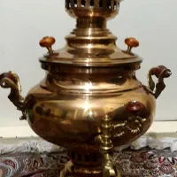 سماور برنجی زغالی نو