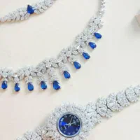 ست کامل نقره سنگ یاقوت خور جواهراتی ۰۱۸۳|بدلیجات|تهران, بازار|دیوار