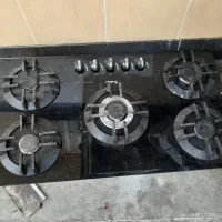 گاز صفحه ای 5شعله|اجاق گاز و لوازم برقی پخت‌وپز|امیدیه, |دیوار