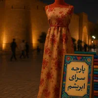 پارچه سرای ابریشم میدان ارگ کرمان ضلع شمالی|لباس|کرمان, |دیوار