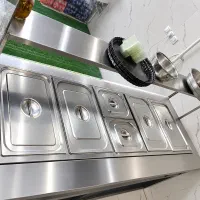 تجهیزات شامل منقل چرخ گوشت کانتر پنچ لگن سرخ کن...