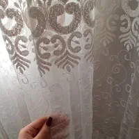 پرده پذیرایی همراه والان مخمل|پرده، رانر، رومیزی|تهران, شکوفه (عبدل آباد)|دیوار