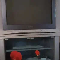 تلویزیون سونی آنالوگ۲۹ اینچ همراه میز تلویزیون|تلویزیون و پروژکتور|اهواز, شهرک نفت|دیوار