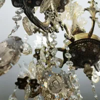 دو عدد لوستر برنز