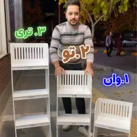 شلف ایستاده PVC طرح کرکره مناسب نظم‌دهی و نظافت
