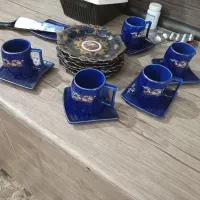 سرویس کیک خوری.   وفنجان قهوه خوری