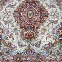 قالیچهدستباف تبریز گل ابریشم خطیب مرینوس علیا پشم|فرش|تهران, تهرانسر شرقی|دیوار