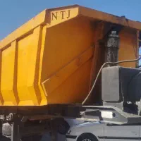 تریلی کمپرسی اروم‌ سه محور جفت لاستیک شرکتی