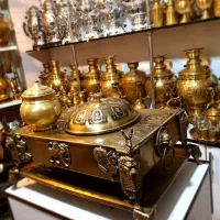 viiورشو منقل برنجی سماور ذغالی زغالی ورشابuik