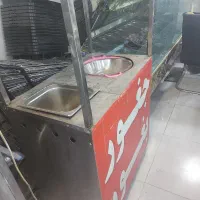 فرلبو فر باقالی سیب زمینی سرخ کن و فلافل