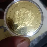 ۳ عدد سکه پهلوی روکش طلا تاریخ ۱۳۴۶