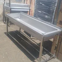 سینک استیل نگیر میزکار ۵۷ تاپینگ FG گرم ظرفشویی|کافی‌شاپ و رستوران|کیش, |دیوار