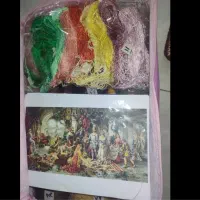 نخ و نقشه تاج گذاری|تابلو فرش|کرج, شاهین‌ویلا|دیوار