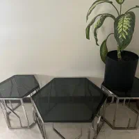 میز جلو مبلی استیل