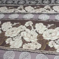 تخت دونفره چراغ دار بهمراه تشک رویال و کمدوعسلی