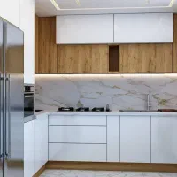 تعمیر در خانه و نصب کابینت