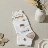 جوراب کرم قهوه ای