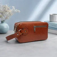 شوزبگ و جای مدارک چرم طبیعی