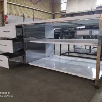 میزکار استیل/میز بردینگ/میزکار طرح تاپینگ/|فروشگاه و مغازه|بهارستان, |دیوار