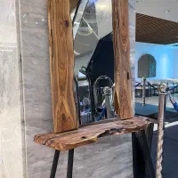 آینه کنسول چوبی