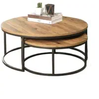 میز جلو مبلی گرد مجموعه دو عددی