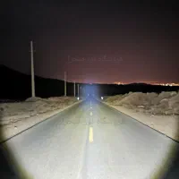 چراغ قوه پیشانی کیلومتری 2لامپ نور سفید زرد زومدار