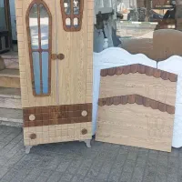 کمد کلبه و تخت نوزاد