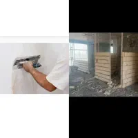گچکاری سفیدکاری لکه گیری دیوار چینی بنایی تعمیرات