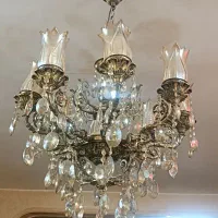 لوستر برنز۸شاخه