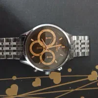 ساعت مردانه الگانس ضد اب درحد نو مناسب هدیه .