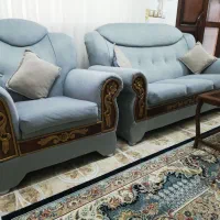 فروش مبلمان 7 نفره با میز جلو مبلی|مبلمان خانگی و میز عسلی|جویبار, |دیوار