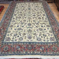 قالی ۶متری دستباف کرم گلبهی