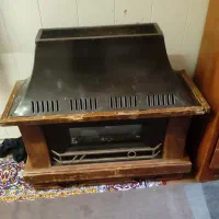 بخاری گازی طرح شومینه