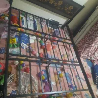 تخت دو نفره فلزی   یک عدد تشک یک نفره هم موجوده|تخت و سرویس خواب|فردیس, شهرک سپاه|دیوار
