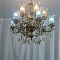 لوستر برنز ۶شاخه ۱۲شعله