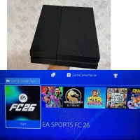 کنسول ps4 با یکسال ضمانت، با۱۵تا بازی، بازیfc26