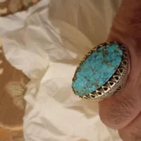 انگشتر نقره فیروزه نیشابور|جواهرات|هشتگرد, شهرک مهستان ۲|دیوار